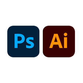 Logos Photoshop e Illustrator